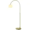 Image de Lindby - Lampadaire 'cynthia' En Verre Pour Salon & Salle À Manger