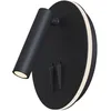 Image de Applique murale LED, spot mobile, métal noir