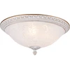 Image de Plafonnier classique dôme blanc 3-flamme Pascal Maytoni E27 dimmable
