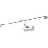 Image de Applique LED, métal, chrome, L 72 cm