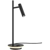 Image de Lampe de table LED, noir, spot mobile H 45,5 cm