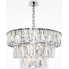 Image de Suspension, métal, cristaux, chrome, D 77 cm