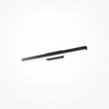 Image de Applique LED, lampe à tableau, métal noir, L 60 cm