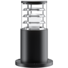Image de Lampadaire, entrée, noir, IP54, douille E27, H 25cm