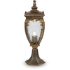 Image de Lampadaire, terrasse, résistant aux intempéries, doré, H 48,5cm