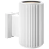 Image de Applique murale, métal blanc, IP54, 1x douille E27, hauteur 16cm