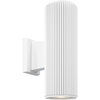 Image de Applique, métal blanc, IP54, douille E27, H 26cm