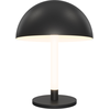 Image de Lampe de table LED, métal noir, H 45 cm