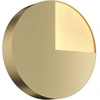 Image de Applique LED, aluminium, laiton, ronde, D 18,4 cm