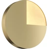 Image de Applique LED, aluminium, laiton, ronde, D 25 cm