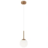 Image de Suspension, métal verre, or, D 15 cm