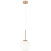 Image de Suspension, métal verre, or, D 20 cm