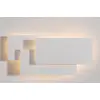 Image de applique décorative LED Trame métal blanc