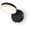 Image de Applique LED, noir, intensité lumineuse variable, spot mobile, H 11 cm