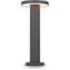 Image de Lampadaire LED, lampe d'extérieur, métal, graphite, IP65, H 40 cm