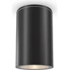Image de Maytoni Roll plafonnier, lampe de plafond GU10 noir IP54