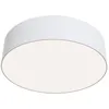 Image de Plafonnier LED, métal, blanc, rond, blanc chaud