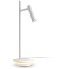Image de Lampe de table LED, blanc, spot mobile, H 45,5 cm