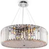 Image de Lampe suspendue, métal, chrome, D 53 cm