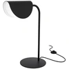 Image de Lampe de table, métal, noir, H 43 cm