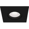 Image de Luminaire encastré, noir 1x douille GU10, diamètre 9,2cm