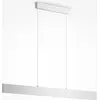Image de Suspension LED, métal blanc, longueur 118,5cm