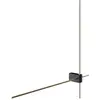 Image de Applique LED, design barre, alu, or noir, L 64,5 cm