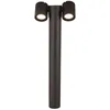 Image de Lampadaire, entrée, noir, IP54, douilles GU10, H 55cm