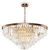 Image de Lampe à suspendre, métal, verre, laiton, douille E14, D 80cm