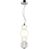 Image de Suspension LED, verre multicolore, hauteur réglable, H 169 cm