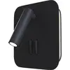 Image de Applique murale LED, spot mobile, métal noir