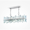 Image de Suspension, métal, chrome, cristaux, L 85,5 cm
