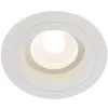 Image de Luminaire encastré, rond blanc, 1x douille GU10, diamètre 9,2cm