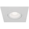 Image de Luminaire encastré, blanc rond, 1x douille GU10, diamètre 9,2cm