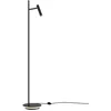 Image de Lampadaire LED, métal noir, spot réglable H 138,7 cm