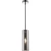 Image de Suspension, métal, verre, chrome, douille E14