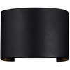 Image de Applique murale LED, éclairage extérieur, métal, noir, IP54