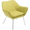 Image de Clp - Fauteuil De Salon Moderne Dans Des Couleurs Élégantes Tissu Assis Amovible Couleur : Vert