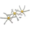 Image de 3x Brosse Latérale Compatible Avec Irobot Roomba 532, 530, 531, 500, 510, 520, 534, 535, Série 500 Robot Aspirateur - Lot De Brosses, Blanc - Vhbw