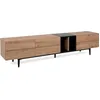Image de CALICOSY - Meuble TV 3 Portes 2 Niches L195 cm - Nola