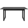 Image de CALICOSY - Table à Manger Extensible Rectangulaire Effet Ardoise Anthracite L160/200 cm - AUSTIN