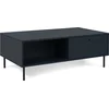 Image de CALICOSY - Table basse 2 tiroirs et 2 niches bleu royal L110 cm - BOGOTA