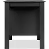 Image de CALICOSY - Table à manger 3 niches gris anthracite et ardoise L92cm - ATLANTA