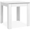 Image de CALICOSY - Table à manger carré 80x80 cm avec tiroir SKARA