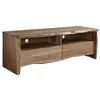 Image de MASSIVMOEBEL24 | Meuble TV 151x45 Acacia laqué Bois naturel PURE ACACIA #108