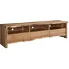 Image de MASSIVMOEBEL24 | Meuble TV 191x45 Acacia laqué Bois naturel PURE ACACIA #109