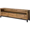 Image de MASSIVMOEBEL24 | Meuble TV 170x40 Chêne sauvage huilé Bois naturel VILLANDERS #114