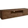 Image de MASSIVMOEBEL24 | Meuble TV 200x45 Palissandre teinté Smoked cherry TORONTO #151