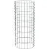 Image de Estexo - Gabion De Pierre Colonne Ronde En Métal Galvanisé Ø 35 Cm 0,80 M