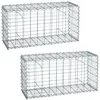 Image de Estexo - 2 Gabions À Pierres En Métal Galvanisé 100 X 50 X 30 Cm